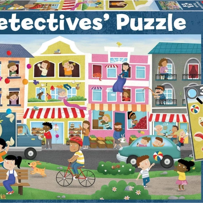 Educa detektívna puzzle mesto 50 dielikov