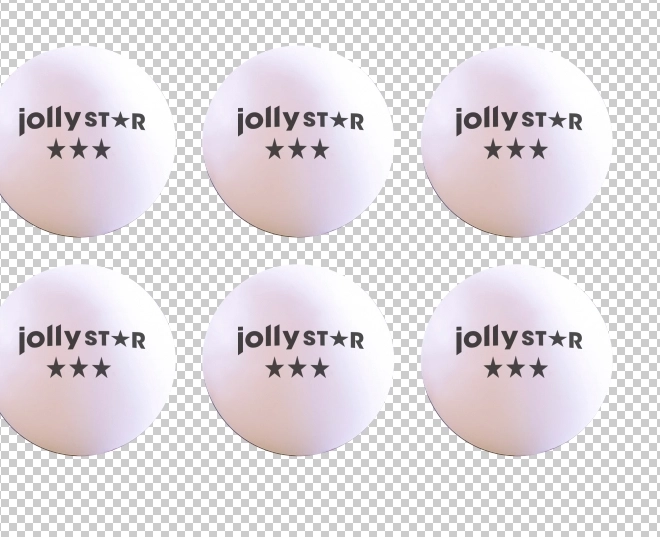 Pingpongové loptičky 40 mm JollyStar, 6 ks