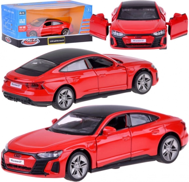 Kovový model AUDI RS e-tron GT 1:36 so svetlami a zvukmi