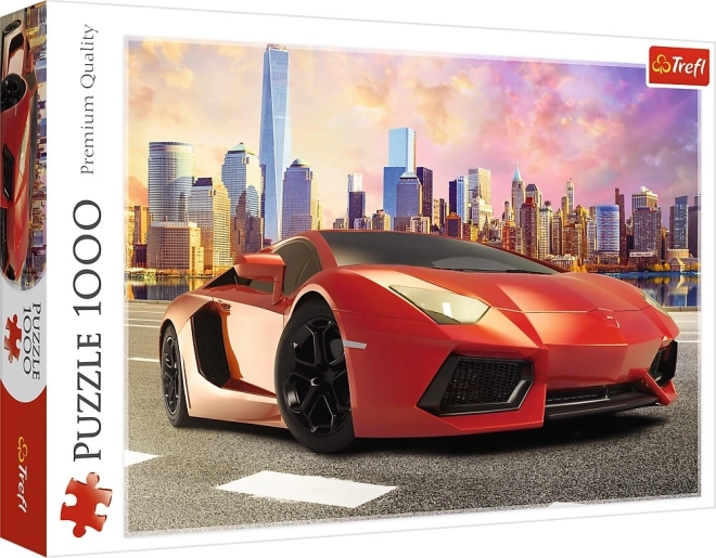 Puzzle 1000 dielikov - Jazda pri západe slnka Trefl