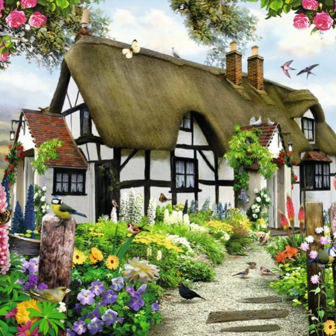 Ravensburger puzzle Vysnívaná chata 500 dielikov