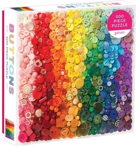 Dúhové gombíky Puzzle 500 dielikov