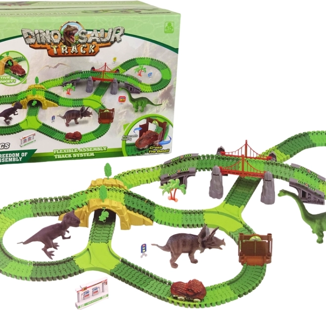 Dráha pre dinosaury 270 dielov s príslušenstvom
