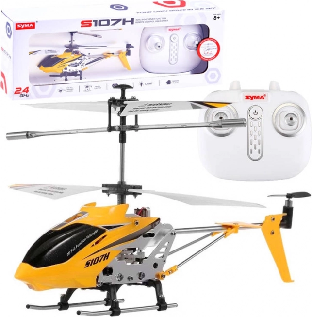 Syma RC helikoptéra pre začiatočníkov S107H – Žltá