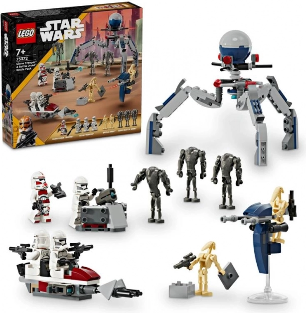 Lego Star Wars bojový balíček klonového vojaka a bojového droida