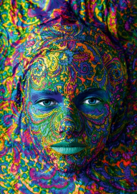 Puzzle FACE ART: portrét ženy 1000 dielikov