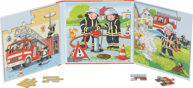 Magnetická puzzle kniha Hasičský zbor