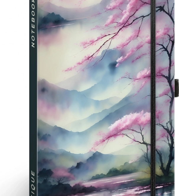 NOTIQUE linkovaný zápisník sakura 13 × 21 cm