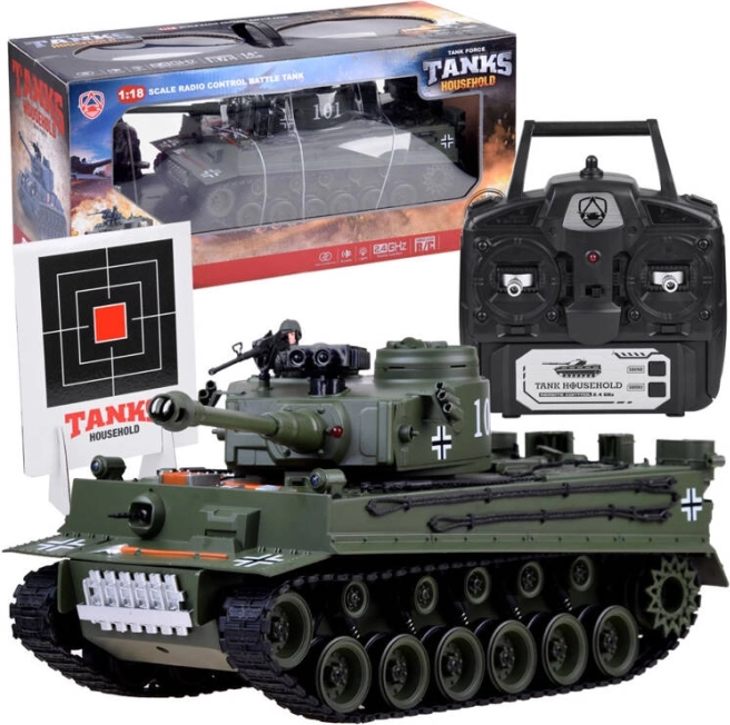 Veľký diaľkovo ovládaný tank German Tiger