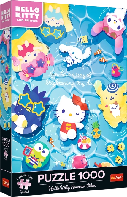 Puzzle Hello Kitty na Letnej Vlne 1000 Dielikov od Trefl