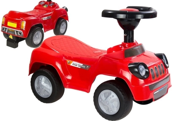 Detské odrážadlo Športové auto červené