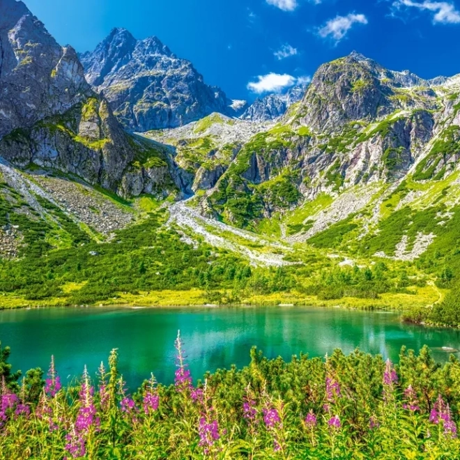 Puzzle 1000 dielikov Zelené pleso, Tatry, Slovensko