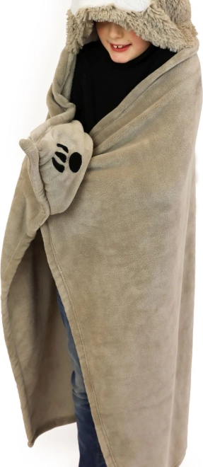 Hrejivá detská deka s kapucňou leňochod Cozy Noxxiez