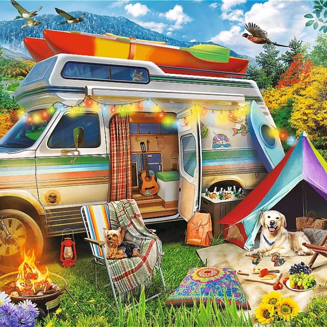 Puzzle Čajový Čas - Karavan 500 Dielov