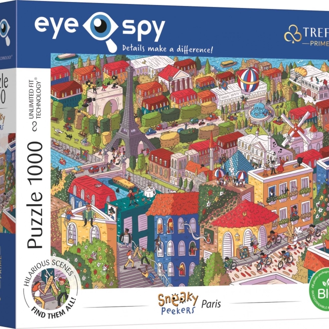 Puzzle Trefl Eye-Spy Sneaky Peekers Paríž 1000 dielikov