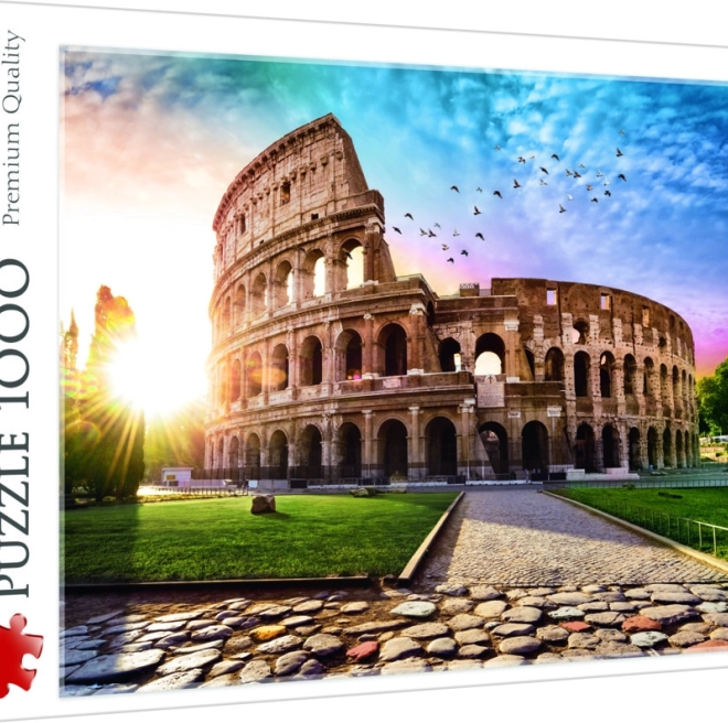 Puzzle 1000 dielikov – Koloseum v lúčoch slnka – Trefl