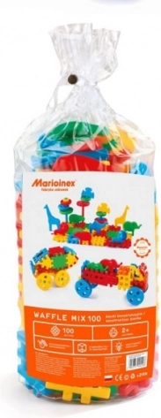 Stavebnica MARIOINEX Waffle Mix 100 dielov