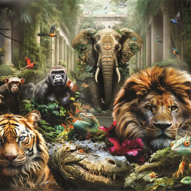 Puzzle 1000 dielikov – tajuplná džungľa CLEMENTONI