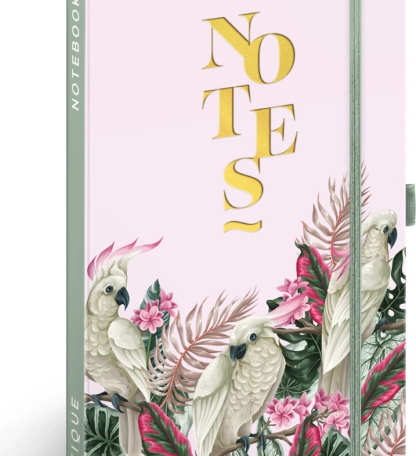 Notique Kakadu linkovaný zápisník 13 × 21 cm