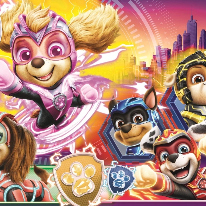 Puzzle Tlapková Patrola Mighty Pups 100 ks pre deti od 5 rokov