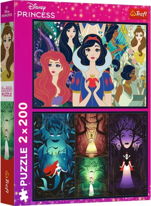 Puzzle 2×200 dielikov Disney PRINCESS – Pôvabné princezné