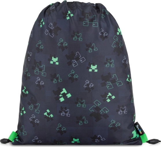 Sáčok na prezuvky OXY NEXT Zelená kocka