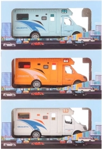 Obytné auto kovové na spätný chod 11 cm