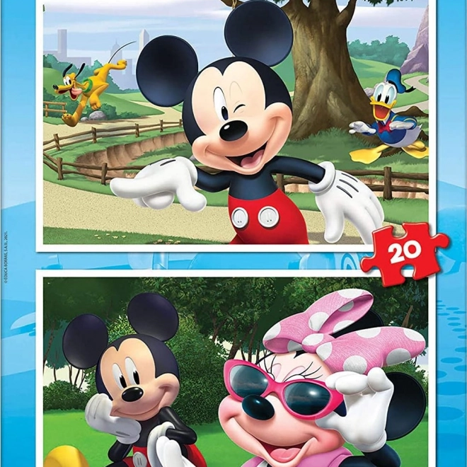 Educa Puzzle Mickey a priatelia 2x20 dielikov