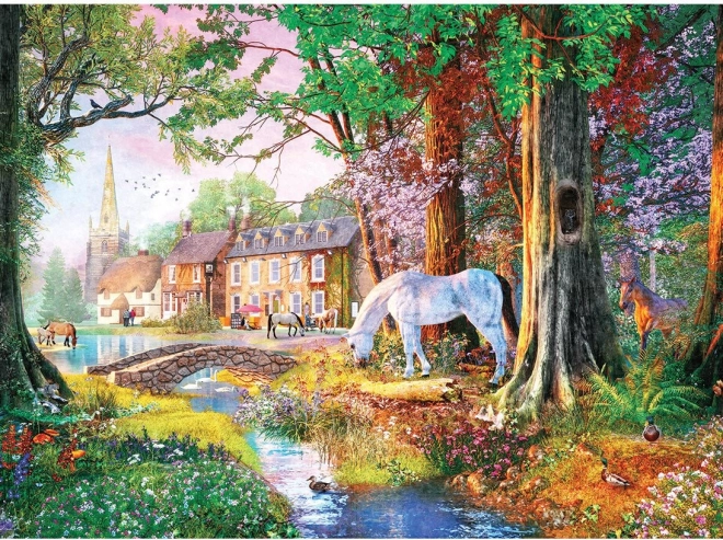 Puzzle Poníky z Nového lesa 1000 dielikov