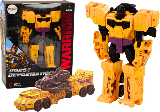 Transformujúci robotický tank 2v1 X-Warrior žltý