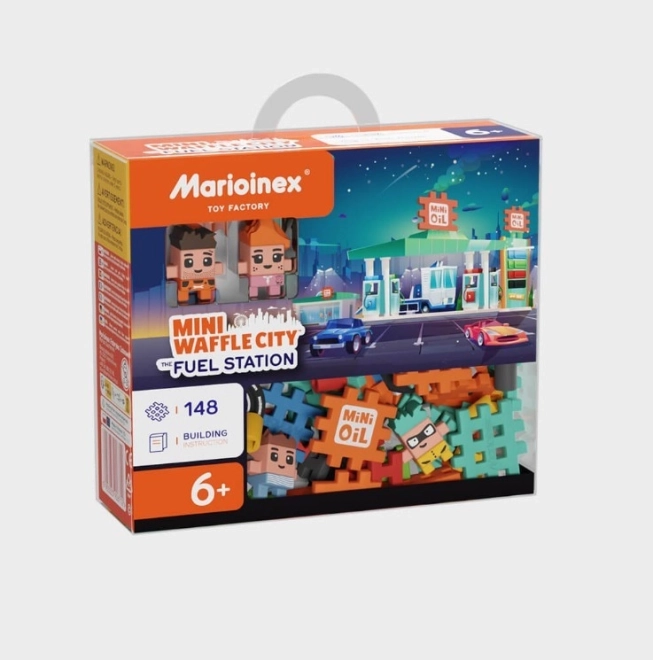 Kocky Mini Waffle – čerpacia stanica, 148 dielikov