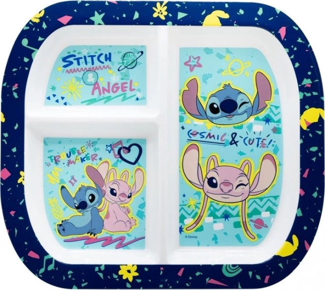 Detský obdĺžnikový tanier STITCH