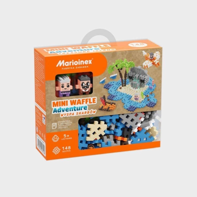 Kocky Mini Waffle – Ostrov pokladov 148 dielikov