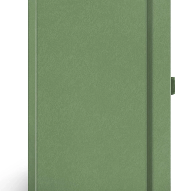 Zápisník Notique zelený linajkovaný 13 × 21 cm
