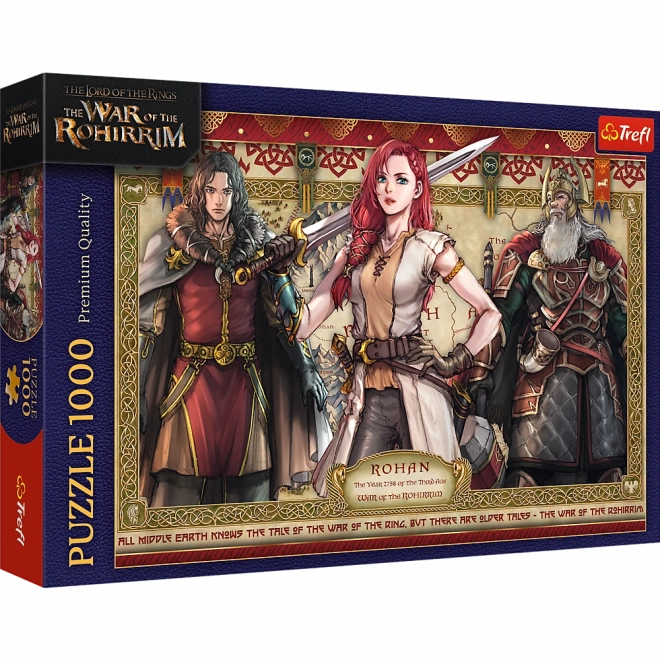 Puzzle 1000 Pán prsteňov: Vojna Rohirov