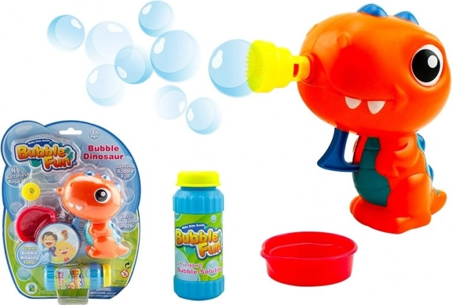 Bublifuková pištoľ dinosaurus oranžová SPARKYS