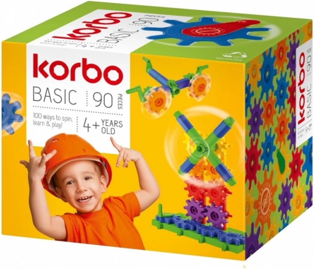 Stavebnica Korbo Basic s 90 dielmi