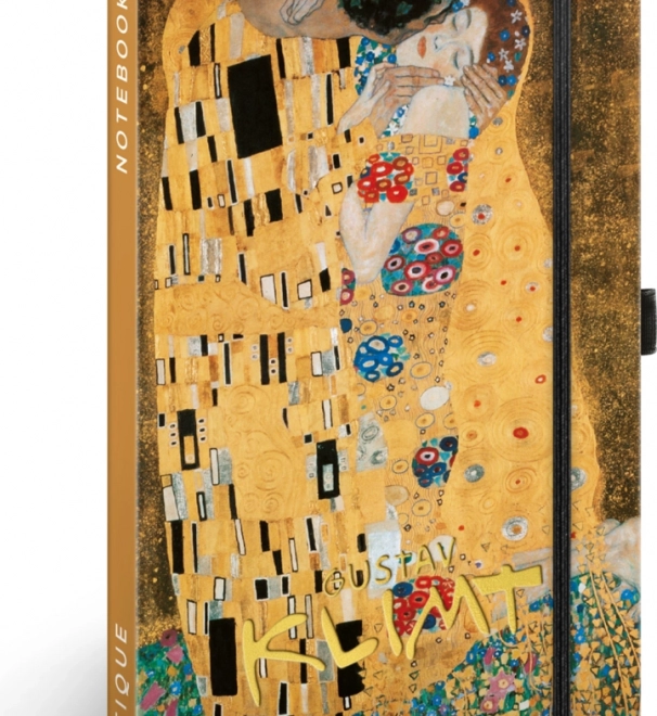 Bodkovaný zápisník NOTIQUE Gustav Klimt 13 × 21 cm