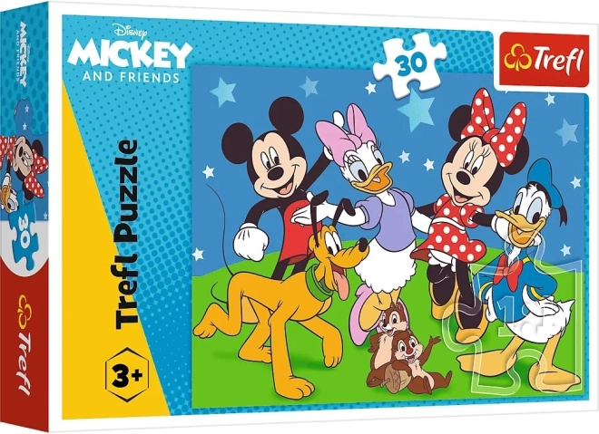 Puzzle 30 dielikov – MICKEY A PRIATELIA od Trefl