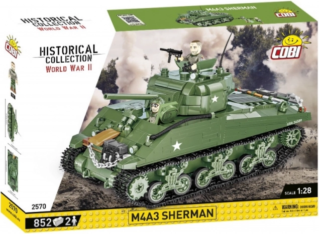 Kocky Historická Kolekcia Druhá svetová vojna M4A3 838 dielikov