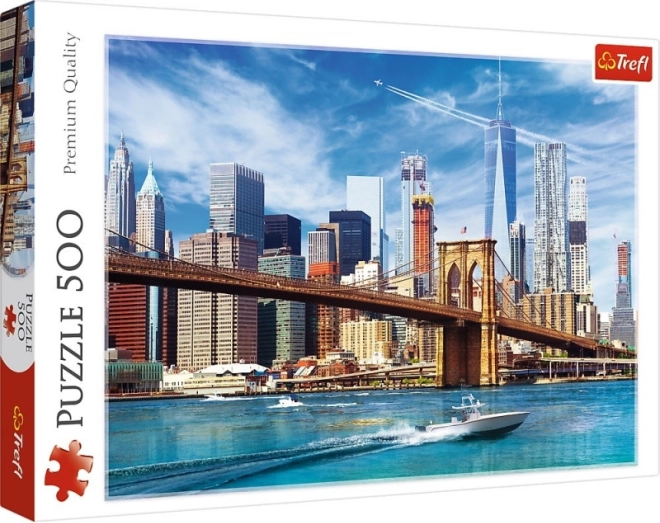 Puzzle 500 dielikov Výhľad na New York Trefl