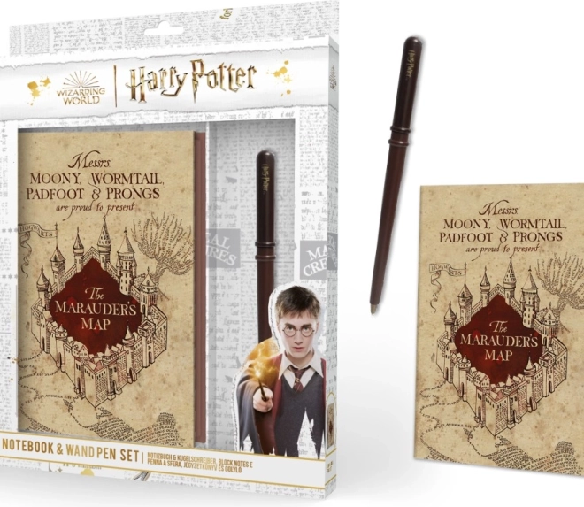 Harry Potter blok s prútikom (Pregľaní mapa)
