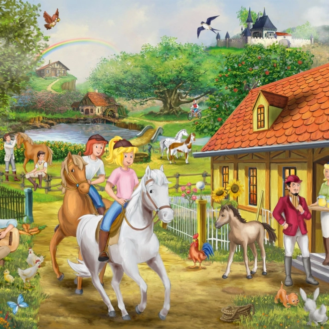 Puzzle Bibi a Tina: Martinova farma 1000 dielikov