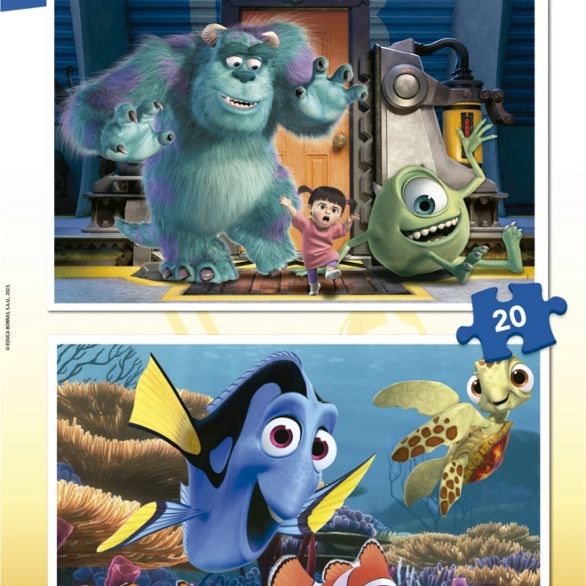 Detské Puzzle Disney Pixar 2x20 Dielikov