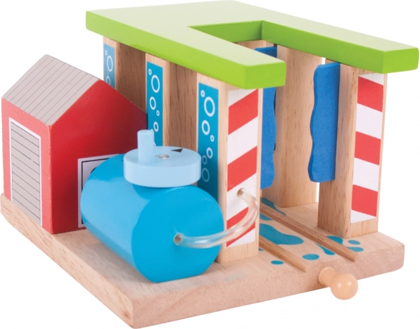 Bigjigs Rail drevená vlaková umývačka