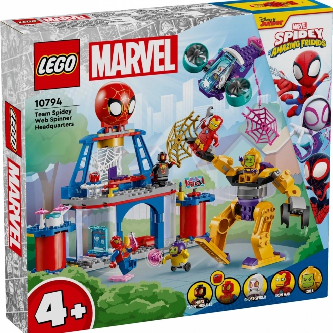 LEGO Marvel Sídlo tímu Spidey 4+