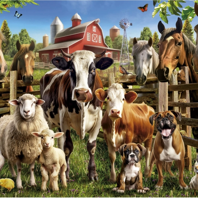 Puzzle Priatelia z farmy 500 dielikov EDUCA