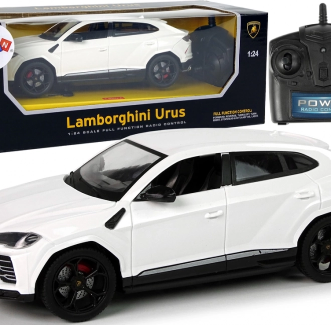 R/C auto 1:24 LAMBORGHINI URUS biele so svetlami 2.4 GHz