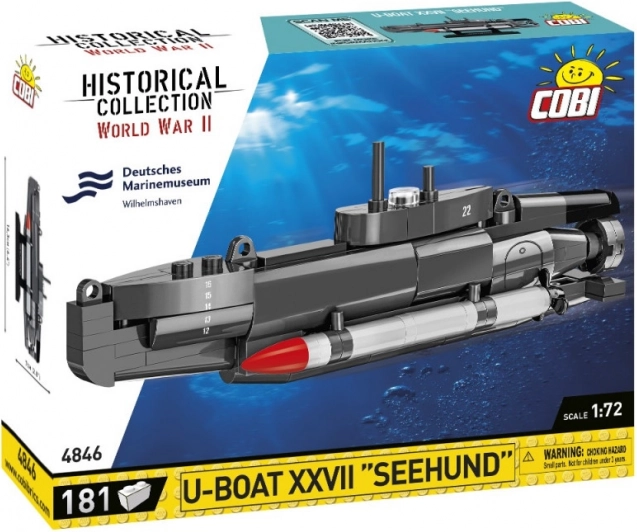 Stavebnica ponorky U-Boat Seehund (Typ XXVII) 1:72