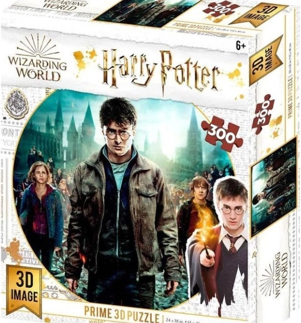 Prime 3D puzzle Harry Potter: Harry, Hermiona a Ron 3D XL 300 dielikov